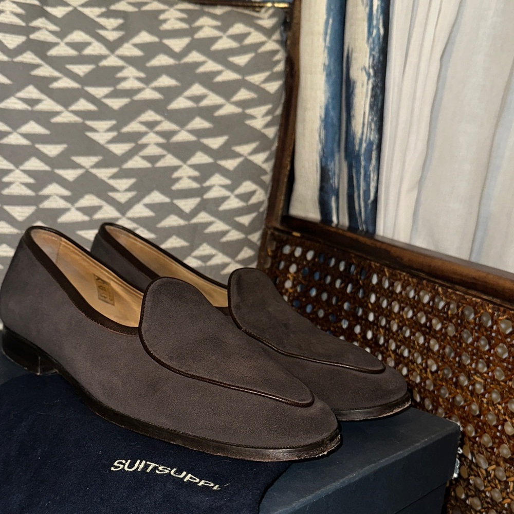 Suitsupply Men's Brown Loafers